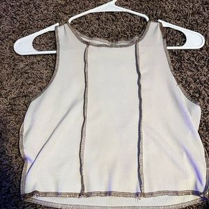 Cream off white tank top